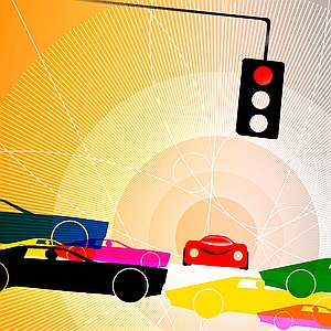 Brian Stauffer - Car, Cityscape, Commute, Commuters, Energy, Fast, Futuristic, Infrastructure, Race, Speed, Technology, Traffic, Transportation, Urban