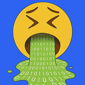 James Fryer - AI, Artificial Intelligence, Chatbot, Code, Coding, Computer, Data, Database, Digital, Emoji, Programming, Robot, Sickness, Software, Technology