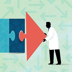 Michael Austin - Arrow, Connection, Connectivity, Direction, Doctor, Education, Health, Healthcare, Hospital, Insurance, Leadership, Link, Medicine, Network, Puzzle