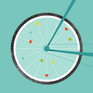 Agent Illustrateur - Bicycle, Chart, Childhood, Cyclist, Fun, Hobby, Kids, Lifestyle, Sport, Wheel