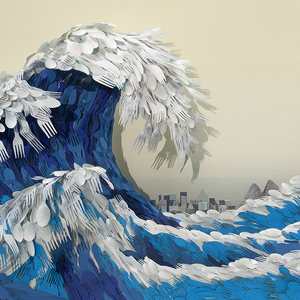  Pushart - Conceptual, Editorial, Environmental, Marine, Nature, Paper Sculpture, Sculpture, Symbolic, Symbols