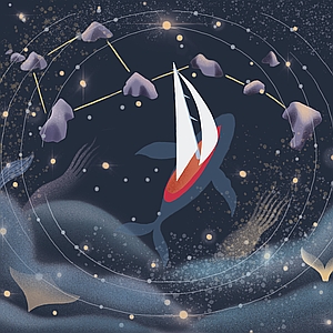 Anna Godeassi - Bravery, Constellation, Cosmos, Explore, Navigation, Sailing, Solitude, Travel, Uncertainty
