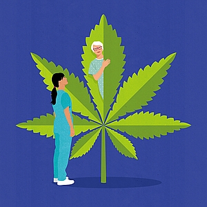 Kotryna Zukauskaite - Cancer, Cannabis, Drug, Drugs, Editorial, Hospital, Leaf, Marijuana, Medical, Medical Marijuana, Nurse, Pain, Patient, Physician, Treatment