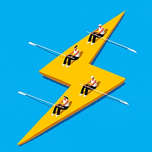 Sjoerd van Leeuwen - Boat, Climate, Climate Change, Development, Direction, Electricity, Energy, Green New Deal, Industry, Innovation, Power, Renewable Resources, Rowing, Sustainability, Teamwork