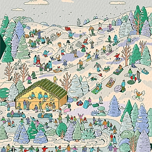 Kathleen Fu - Cartoon, Digital, Editorial, Graphic, Lifestyle, Line with Color, People, Recreation, Seasonal, Sports