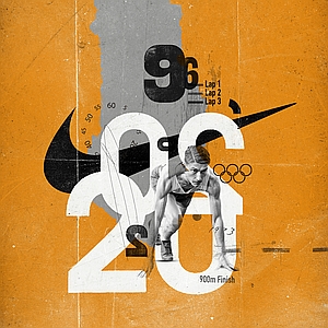 Nadia Radic - Assemblage, Collage, Conceptual, Editorial, Exercise, Health, Montage, Photo Collage/Photo Illustration, Sports, Sports/Recreation, Symbols, Type Design