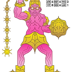 Minho Jung - Cartoon, Character Development, Conceptual, Digital, Fantasy, Geometric, Graphic, People, Sci-Fi/Fantasy, Stylized, Vector Art