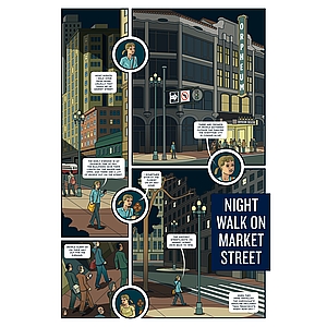 Peter & Maria Hoey - Books, Cityscape, Comic Book Art, Digital, Lifestyle, Line with Color, Narrative, People, Urban, Vector Art